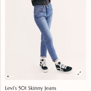 🌈Levi’s 501 skinny jeans
